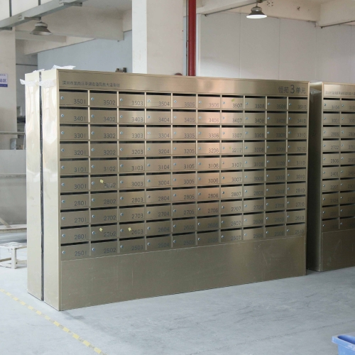 BUOYANT MAILBOX Factory Set to Ship Centralized Cabinets This Week: Highlight on Two Distinct Styles