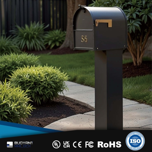 30 - Year Factory: Rust - Resistant Post - Mount Mailboxes for Rural Areas