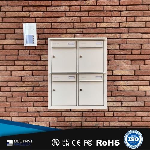 30-Year Manufacturing Expertise-Creates Durable 4-Unit Mailboxes
