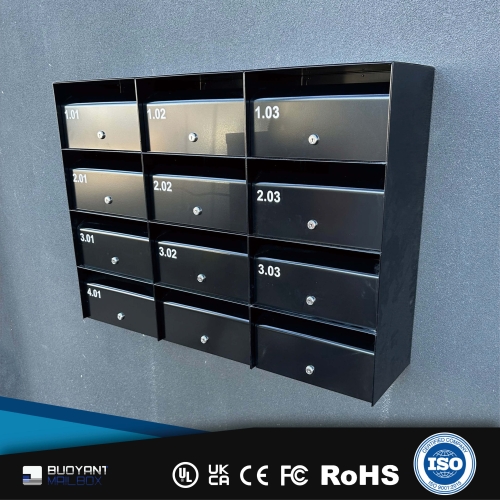 30-Year Manufacturing Expertise-Produces Efficient 12-Door Cluster Mailboxes