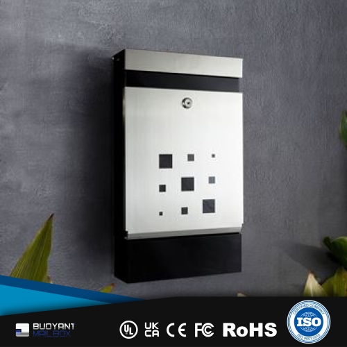 Stainless Steel Wall - Mounted Mailbox f