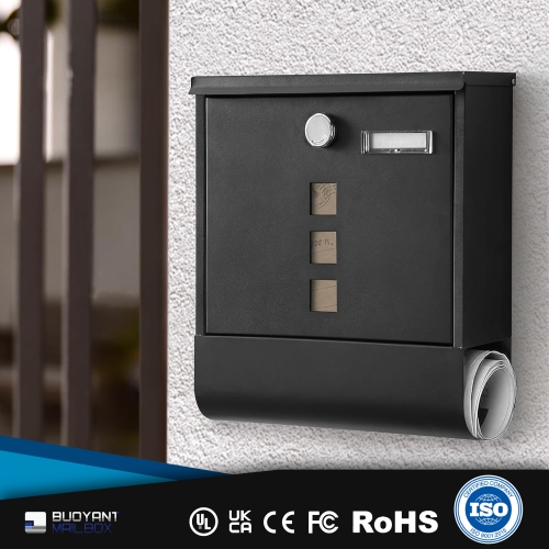Compact Wall - Mounted Post Box for Space - Limited Areas