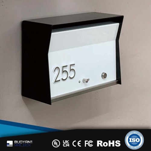 White Wall - Mounted Mailbox for Bright 