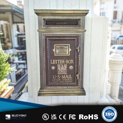 Vintage - Style Wall - Mounted Mailbox f