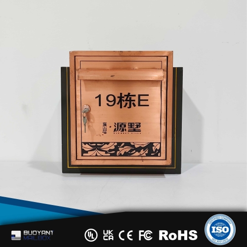 Recessed Wall-Mounted Mailbox, Secure & Anti-Theft, Bulk Customizable for Property Management（M0