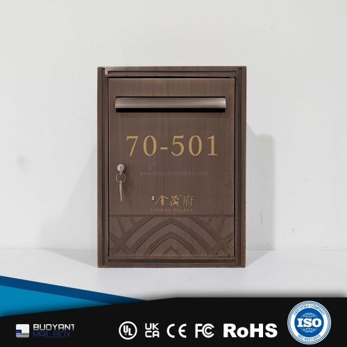 Outdoor Weatherproof Large-Capacity Recessed Mailbox, Secure & Anti-Theft, Bulk Customizable for