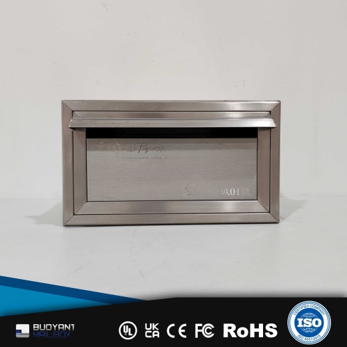 Outdoor Stainless Steel Weatherproof Secure Mailbox, Bulk Customizable for Property Management（M0311