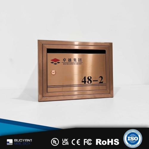 Recessed Wall-Mounted Large-Capacity Mailbox, Secure & Anti-Theft, Bulk Customizable（M0301)