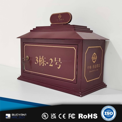 Outdoor Wall-Mounted Mailbox, Bulk Customizable as Needed（M116)