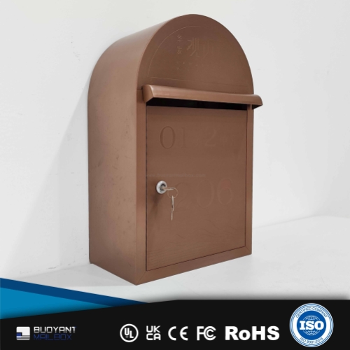 Outdoor Weatherproof Brass Wall-Mounted Mailbox, Bulk Customizable as Needed（M120)
