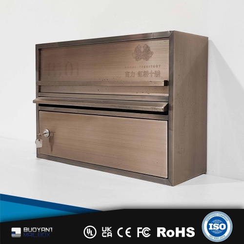 Outdoor Integrated Wall-Mounted Mailbox