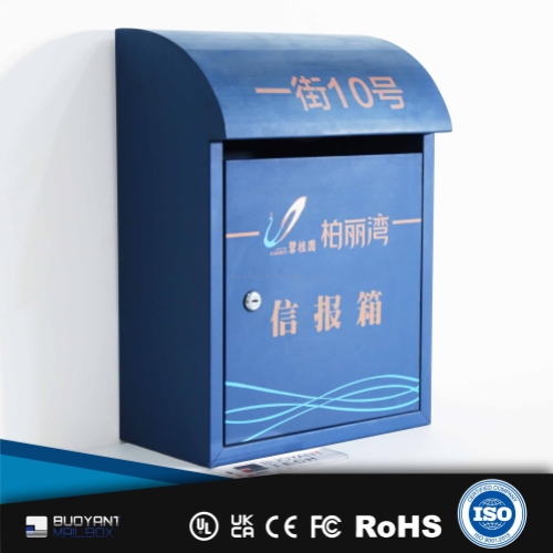 Outdoor Weatherproof Freestanding Wall-Mounted Mailbox, Bulk Customizable for Property Projects（M104
