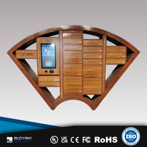 Smart Locker: Customizable Shape, Wooden